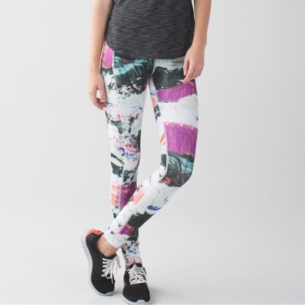 Lululemon Speed Tight III *Full on Luxtreme size 10 in pigment wave, regal plum